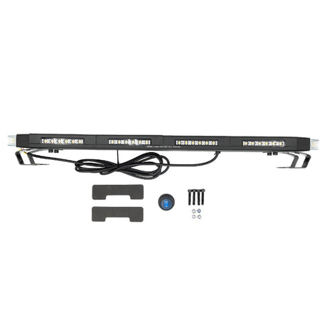 Universal 24" Hornet Series Amber Stealth LED Strobe Bar - View 2 | Dirty Garage