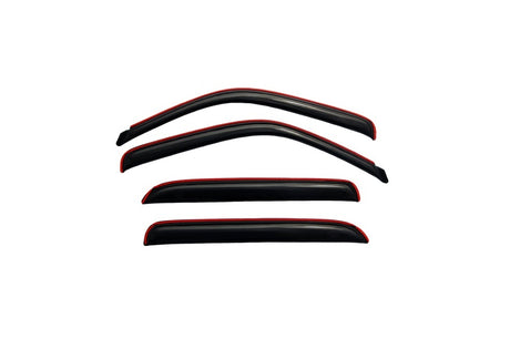 2002-2006 Escalade EXT Ventvisor In-Channel Front and Rear Window Deflectors Smoke 4-Piece - View 7 | Dirty Garage