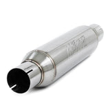 Universal Resonator 2.5" Inlet Outlet 16" Body 20" Overall T304 | Dirty Garage