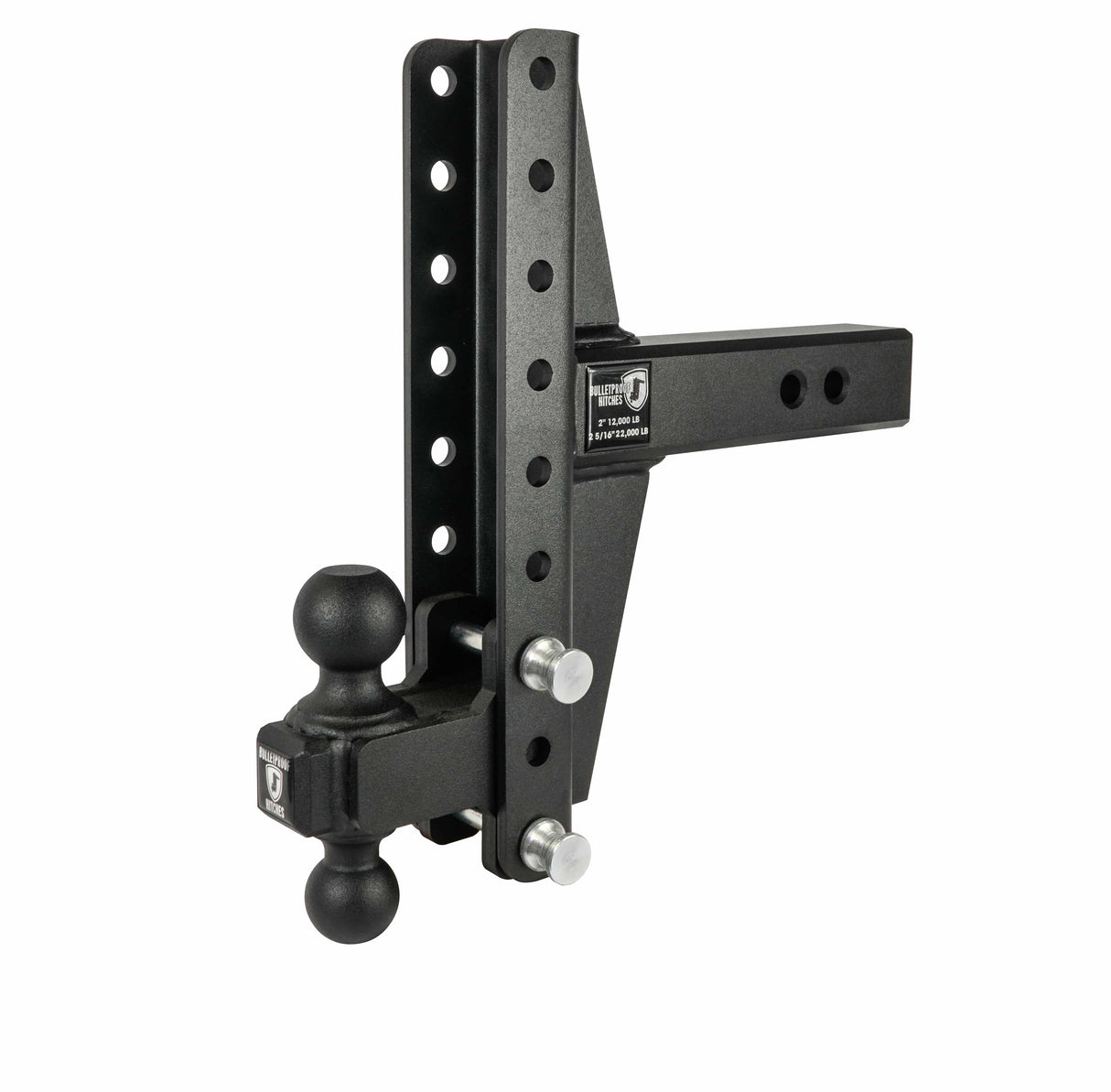Universal 2.5 Heavy Duty 8 Drop Rise Hitch | Dirty Garage