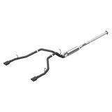 2019 Ram 1500 2.5" CB Dual Split Rear Exhaust w 4.5" Tip Blk Coated | Dirty Garage