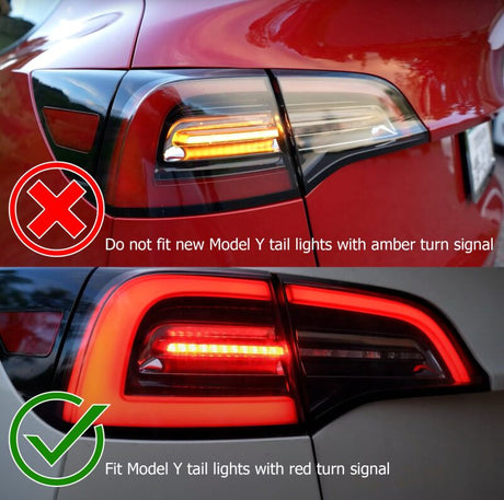 2017-2022 Model 3 Pro-Series LED Tail Lights Jet Black Sequential Signal - View 2 | Dirty Garage