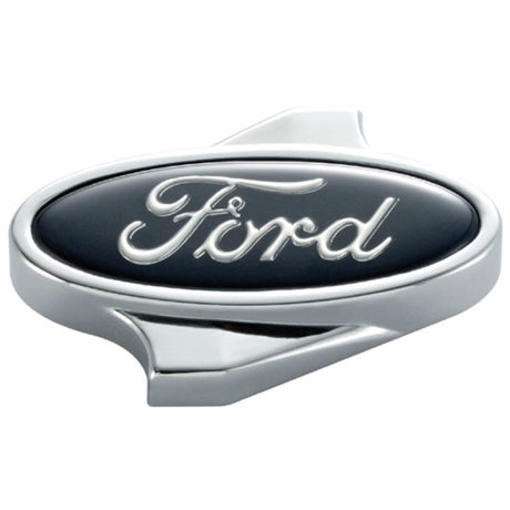 Universal Air Cleaner Nut w/Ford Logo - Chrome - View 3 | Dirty Garage