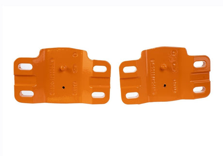 2021+ Bronco Front Bumper Tow Hooks - Orange - View 6 | Dirty Garage