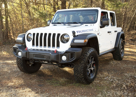 Rugged Ridge Spartacus Front Bumper Black 18-20 Jeep JL/JT - View 3 | Dirty Garage