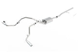 Borla 14 Silv/Sierra C/B Exhaust S-Type 1500 5.3L V8 AT/MT 2&4WD Ext Cab Split Side Exit - View 3 | Dirty Garage