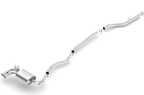 Borla 12-15 BMW 328i Sedan 2.0L AT/MT RWD Dual Left Rear Exit Catback Exhaust - View 2 | Dirty Garage