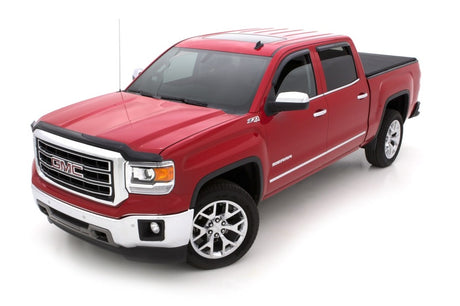 2015-2018 GM HD Crew Cab Ventvisor Outside Mount Window Deflectors Smoke 4-Piece - View 5 | Dirty Garage