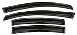 2012-2015 Civic Ventvisor Outside Mount Window Deflectors Smoke 4-Piece - View 4 | Dirty Garage