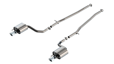 Borla 16-17 Lexus IS200T / 18-24 Lexus IS300 2.25in S Type Cat Back 4.25in Tip - Stainless Steel Tip - View 4 | Dirty Garage