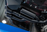 2018-2019 Mustang GT 5.0 3" Cat Back Quad Tip Race Version Black - View 6 | Dirty Garage