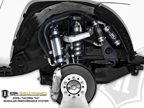 2003-2024 Tacoma ICON 2.5 RR Front Shock Kit - View 2 | Dirty Garage