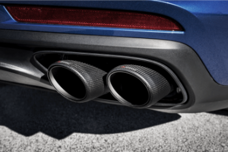 2017-2018 Panamera Turbo Tail Pipe Set Carbon - View 2 | Dirty Garage