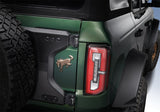 2021+ Bronco Rear Emblem Overlay - Bronze - View 3 | Dirty Garage