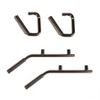 Rugged Ridge Steel Grab Handles F/R Kit Black 07-18 Jeep Wrangler JK/JKU | Dirty Garage