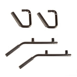 Rugged Ridge Steel Grab Handles F/R Kit Black 07-18 Jeep Wrangler JK/JKU | Dirty Garage