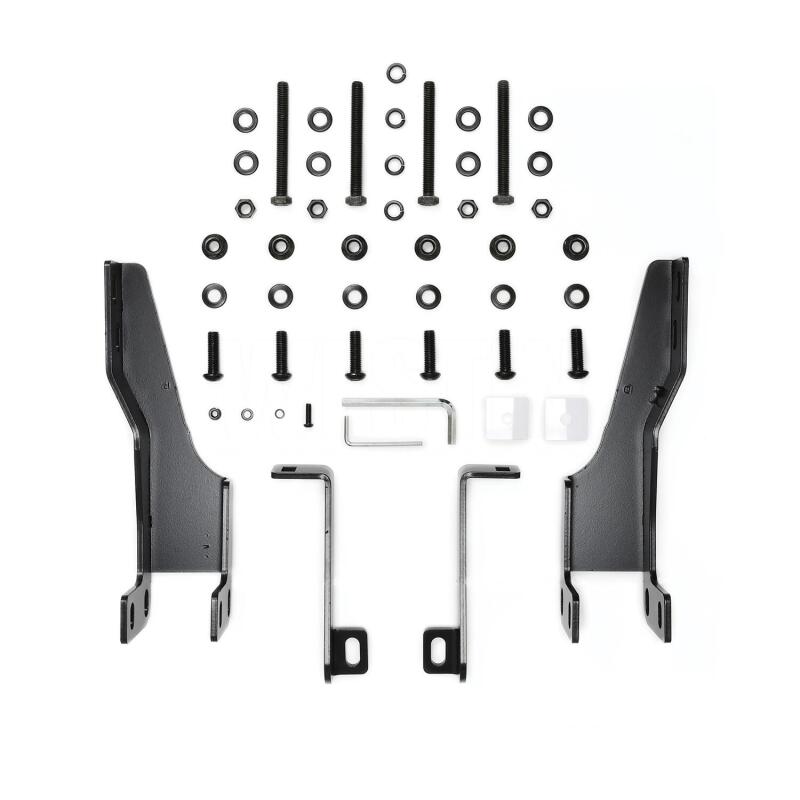 2019-2024 Ram HD HDX Modular Black 3-Piece Grille Guard - View 3 | Dirty Garage