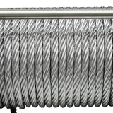 Universal 9500 LB 12V DC Tiger Shark Winch w/ Synthetic Black Rope - View 3 | Dirty Garage