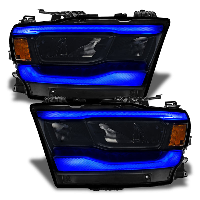 2019-2024 Ram 1500 RGB+W Reflector Headlight DRL Upgrade Kit - View 3 | Dirty Garage