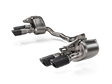 2024-2025 Panamera Slip-On Line Titanium Central Muffler w/ Carbon Tips | Dirty Garage