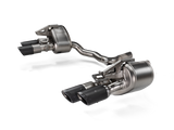 2024-2025 Panamera Slip-On Line Titanium Central Muffler w/ Carbon Tips | Dirty Garage