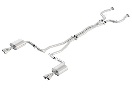 Borla 08-09 Pontiac G8/GT 6.0L 8cyl SS Catback Exhaust w/ X Pipe - View 3 | Dirty Garage