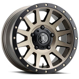 Universal Compression 17x8.5 5x150 25mm Offset 5.75" BS 110.1mm Bore Bronze Wheel | Dirty Garage