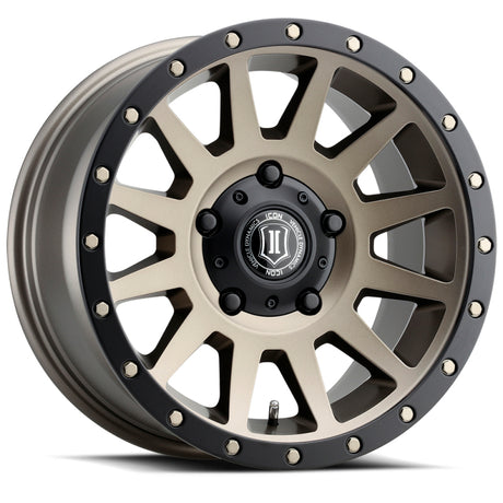 Universal Compression 17x8.5 5x150 25mm Offset 5.75" BS 110.1mm Bore Bronze Wheel | Dirty Garage