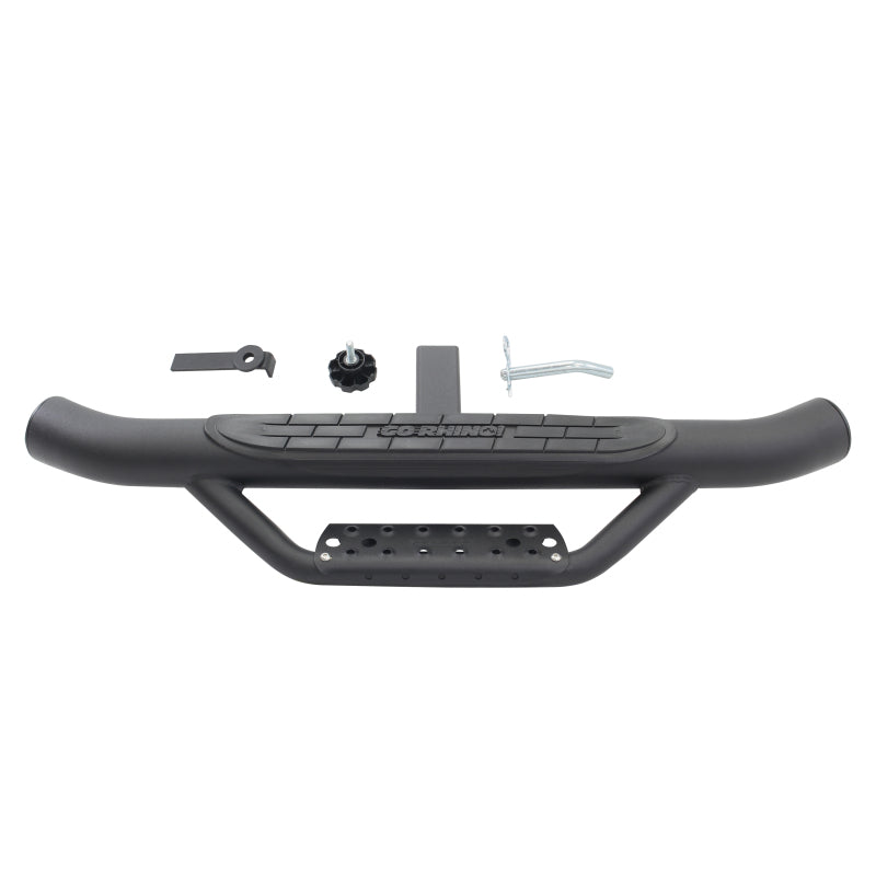 Go Rhino Dominator Hitch Step - Black - View 14 | Dirty Garage