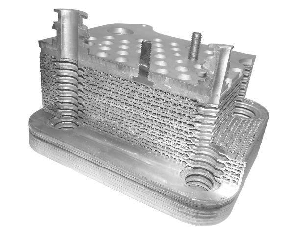 2003-2007 Superduty Oil Cooler W/ Gasket Kit 6.0L - View 3 | Dirty Garage