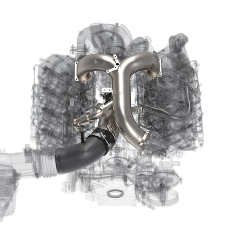 Universal Turbo Inlet and Intake Manifold Kit - 6.7L Powerstroke - Brushed - View 9 | Dirty Garage