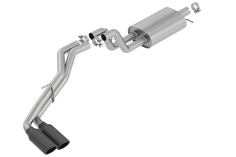 Borla 2019 Ford Ranger XL/XLT/Lariat 2.3L 2/4WD WB S-Type Catback Exhaust w/ Dual Blk Chrome Tips | Dirty Garage