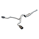 2009-2014 F-150 Exhaust Cat Back () Polish Tube Black Tips | Dirty Garage