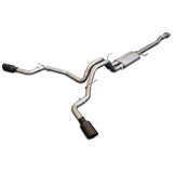 2015-2022 F-150 Exhaust Cat Back () Raw Tube Black Tips | Dirty Garage