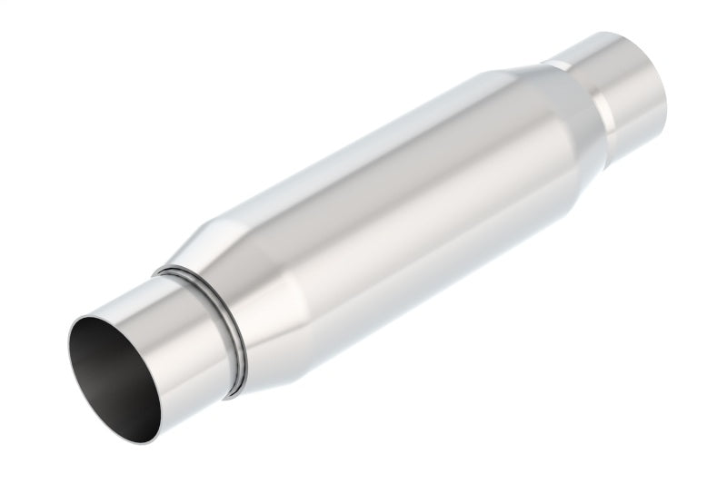 Borla CrateMuffler Resonator Option 2.25in Center/Center 3.5in Round x 10in | Dirty Garage