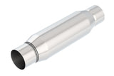 Borla CrateMuffler Resonator Option 2.25in Center/Center 3.5in Round x 10in | Dirty Garage