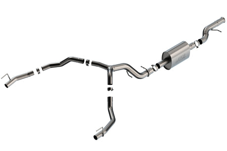 Borla 21-22 Cadillac Escalade 6.2L V8 2/4WD 4DR S-Type Cat-Back Exhaust w/ Factory Bezel Tips | Dirty Garage