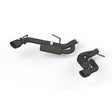 2016-2019 GM Camaro 2.5" Black Coated Axle Back Exhaust System 4" Dual Wall Tips | Dirty Garage
