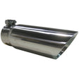 Universal 3" OD Dual Wall Angled End Tip 12" Length | Dirty Garage