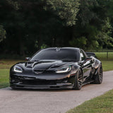 2005-2013 Corvette C6 Concept Series Unpainted Tinted Sidemarker Set - View 2 | Dirty Garage