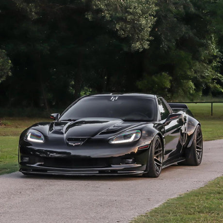 2005-2013 Corvette C6 Concept Series Unpainted Tinted Sidemarker Set - View 2 | Dirty Garage