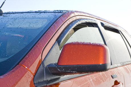 2021-2022 Santa Cruz In-Channel Ventvisor Front and Rear Window Deflectors Smoke 4-Piece - View 4 | Dirty Garage