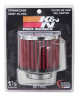Universal 1.5in Flange ID x 3in OD x 2.5in H Chrome Finish Rubber Base Crankcase Vent Filter - View 9 | Dirty Garage