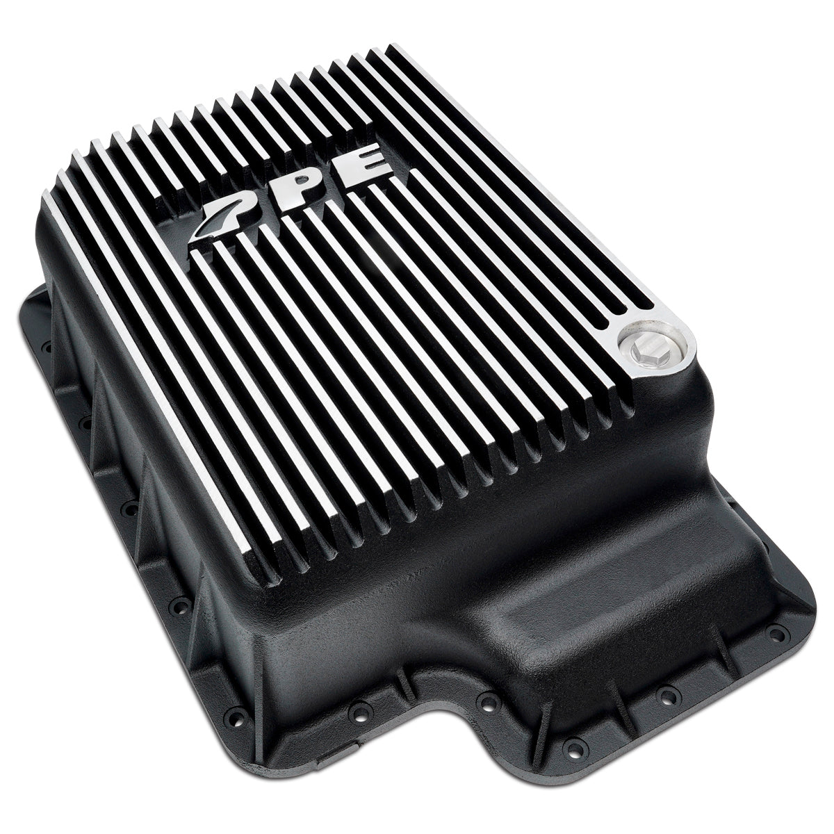 2003-2010 Superduty Deep Transmission Pan 5R110 Brushed - View 2 | Dirty Garage
