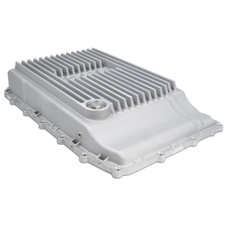 2019-2022 Ford 10R80 Shallow Pan Raw Heavy-Duty Cast Aluminum Transmission Pan - View 6 | Dirty Garage