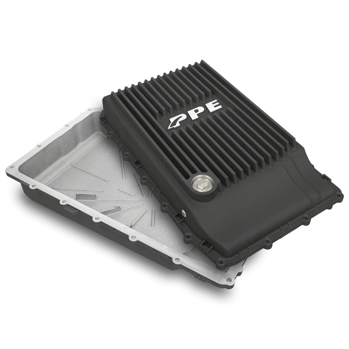 2019-2022 Ford 10R80 Shallow Pan Black Heavy-Duty Cast Aluminum Transmission Pan | Dirty Garage