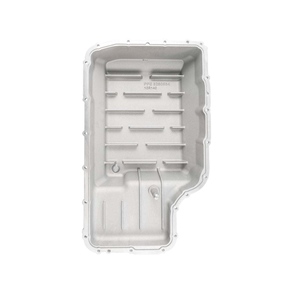 2020-2025 Superduty 10R140 Deep Transmission Pan SuperDuty Gas - Step Bottom-Black - View 4 | Dirty Garage