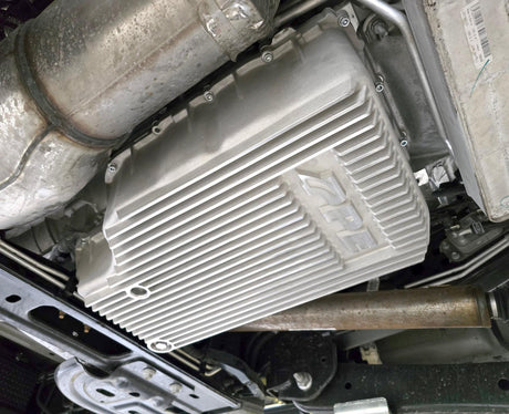 2023-2025 Superduty Super Duty Diesel 10R140 Heavy-Duty Cast Aluminum Deep Transmission Pan-Raw - View 7 | Dirty Garage