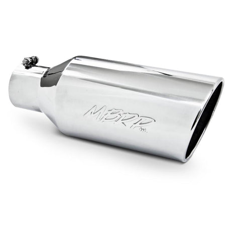 Universal 7" OD Rolled End 4" Inlet 18" Length Tip Single - View 2 | Dirty Garage