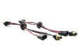 Universal Harness H-Series Housing Pass Through Cables w Grommet H11 2x (GTR.A016) | Dirty Garage